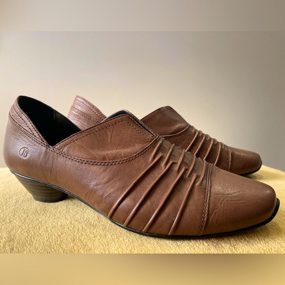 Josef Seibel Shoes - Josef Seibel leather comfort slip on booties Brown 38 7.5